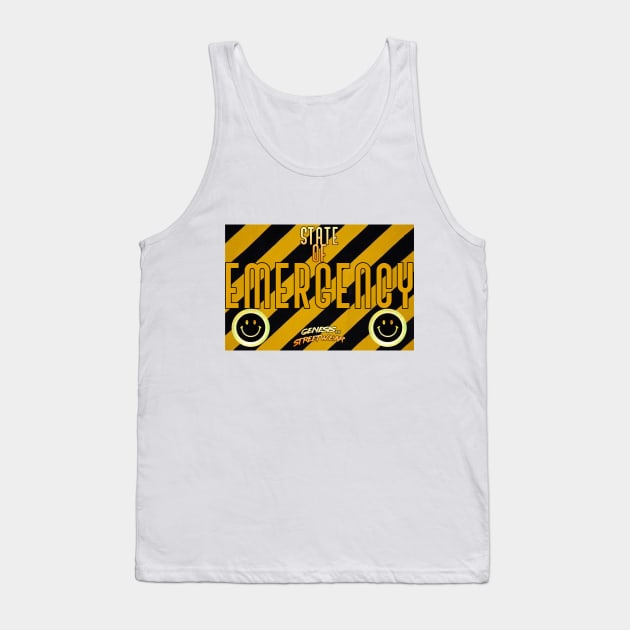 Genesis Streetwear- State of emergency Tank Top by retromegahero